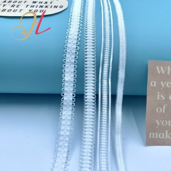 1 Factory Supply Custom Lace Elastic Band Bra Underwear Decorate White Jacquard Elastic Tape