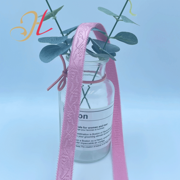 1 Custom Designer 1.5CM Jacquard Elastic Band Ladies Shoulder Straps With Elastic Elastic Bands