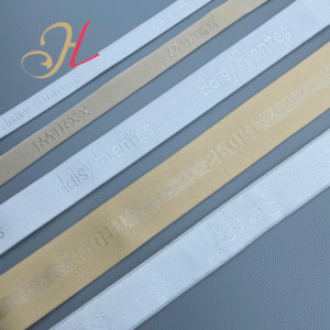 1 Promotional Oem Low Price Custom logo Elastic Band Underwear Jacquard Elastic Shoulder Tape