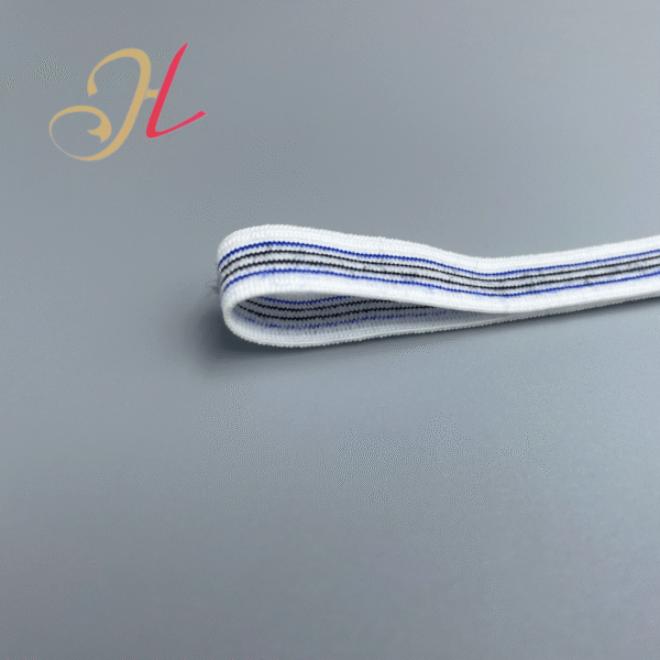 1 Custom 11mm Nylon Striped Elastic Band High Quality Jacquard Elastic for Underwear