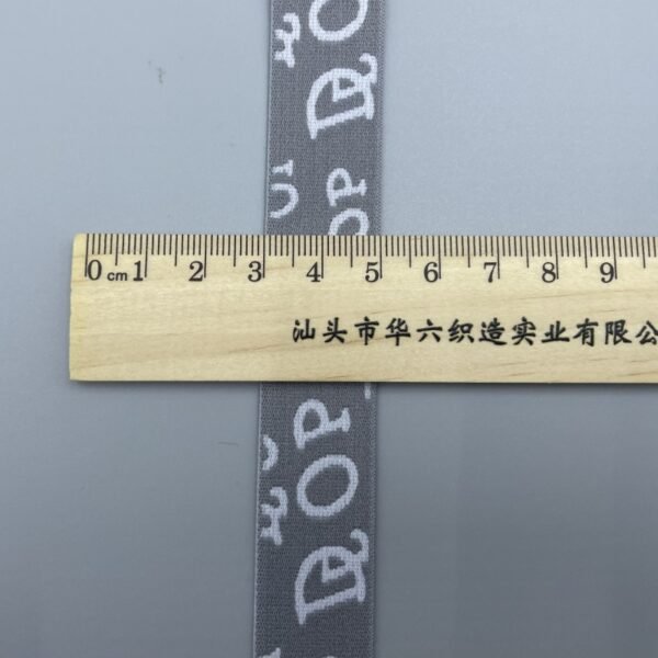 Wholesale 12mm 20mm High Elastic Nylon Spandex Waistband Elastic Band Custom Jacquard