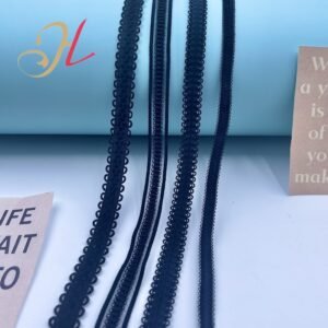 2 Wholesale Custom Fancy Bra Straps Nylon Lace Band Jacquard Elastic Band for Underwear