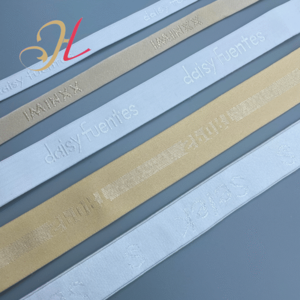 2 Promotional Oem Low Price Custom logo Elastic Band Underwear Jacquard Elastic Shoulder Tape
