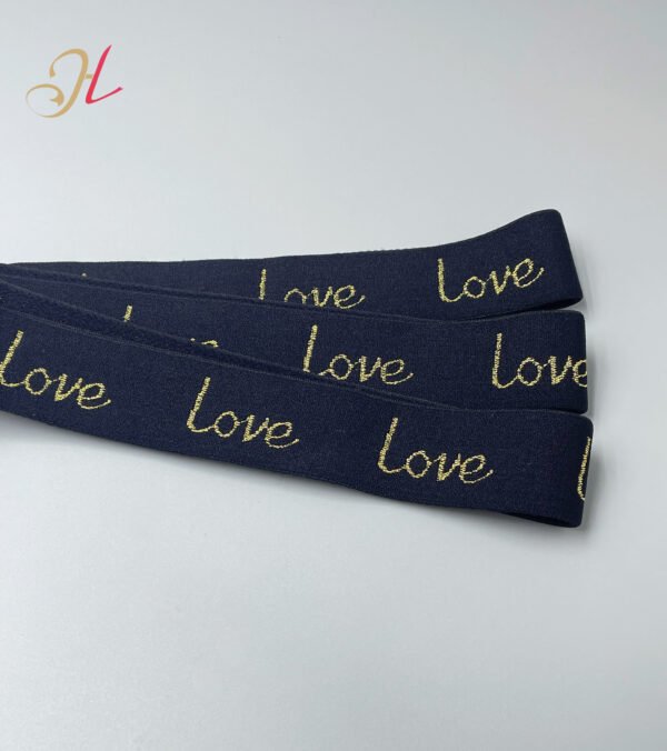 2 Wholesale Price Custom Letter Jacquard Non-slip Shoulder Straps Underwear Bra Straps Accessory