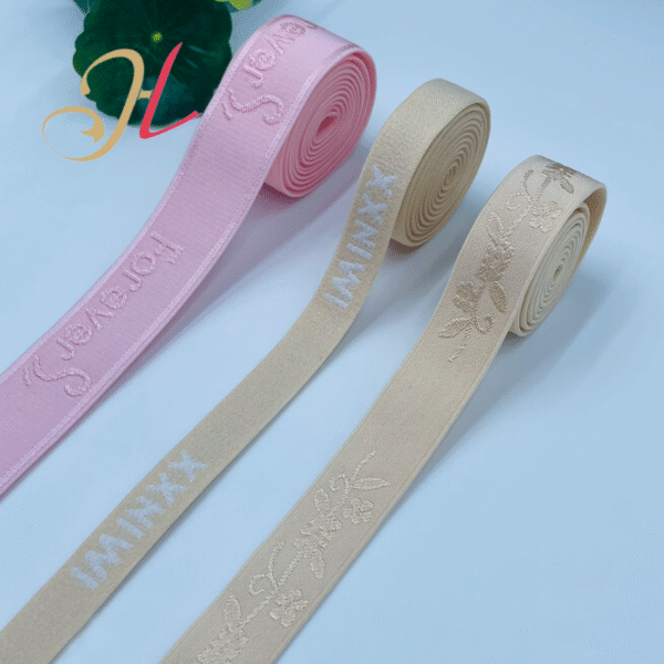 2 Manufacturer Low Price Embossed Elastic Band Customized Underwear Boxers Elastic Jacquard