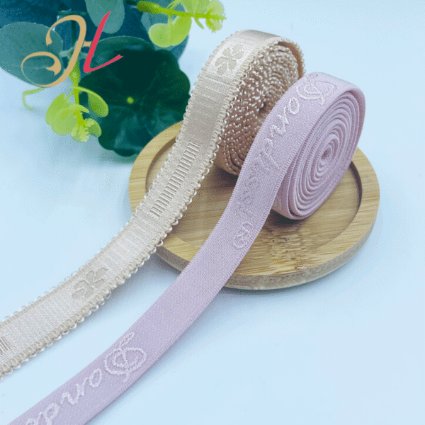 2 High Quality Custom Nylon Jacquard Elastic Band Underwear No-slip Shoulder Strap Accessories Bra Straps