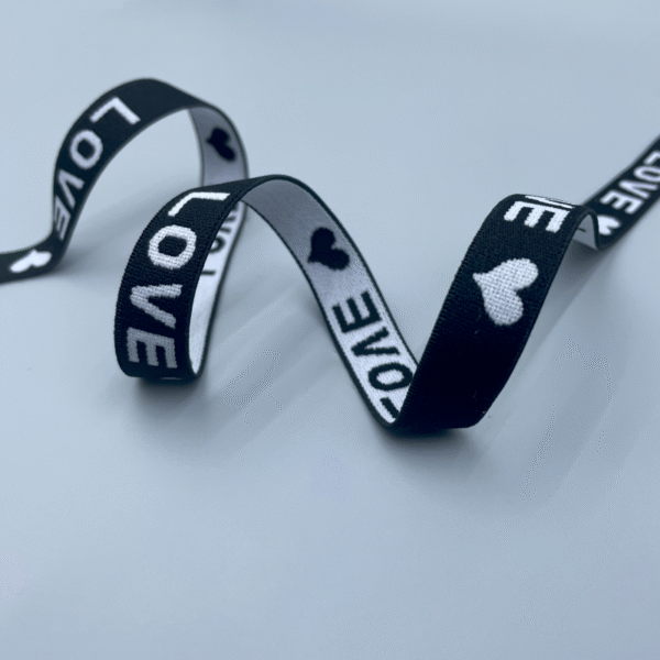 Wholesale 12mm 20mm High Elastic Nylon Spandex Waistband Elastic Band Custom Jacquard