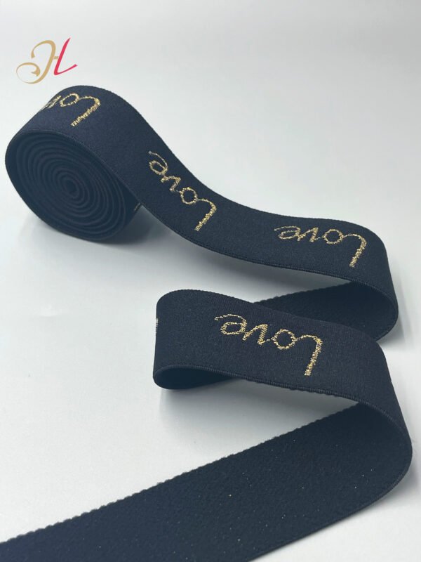 3 Wholesale Price Custom Letter Jacquard Non-slip Shoulder Straps Underwear Bra Straps Accessory