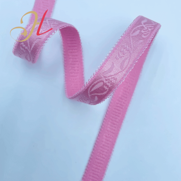 4 Custom Designer 1.5CM Jacquard Elastic Band Ladies Shoulder Straps With Elastic Elastic Bands