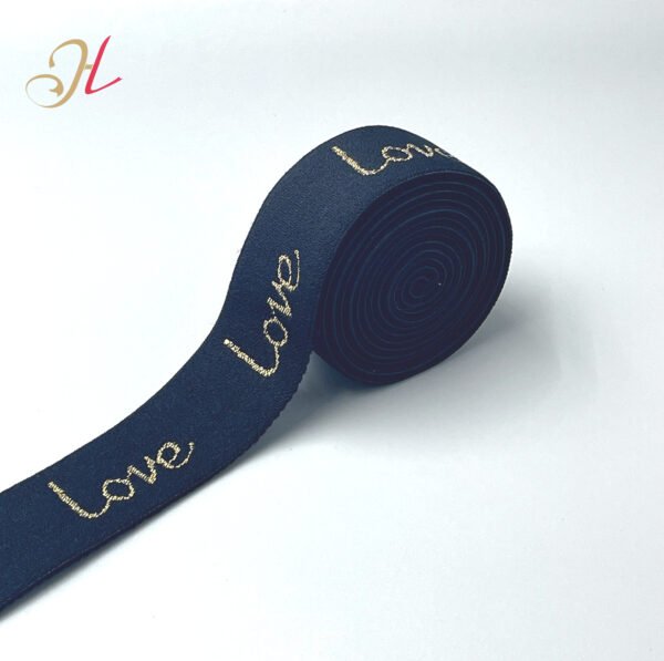 4 Wholesale Price Custom Letter Jacquard Non-slip Shoulder Straps Underwear Bra Straps Accessory