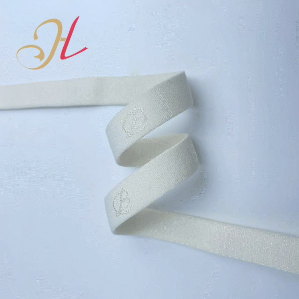 Wholesale Custom Elastic Band Bra Elastic Ribbon Embossed Letter Jacquard Elastic Belt