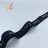 Wholesale Price Embossed Gold Letter Jacquard Elastic Band Bra Elastic Strap Nylon Custom Jacquard Elastic