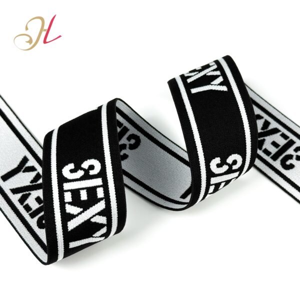 5 HL Custom Jacquard Elastic Band Nylon Soft Jacquard Elastic Waistband for Clothing Underwear Sportswear