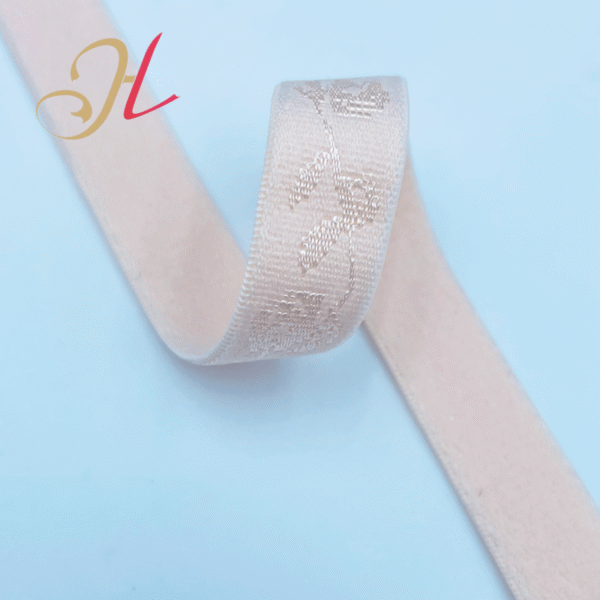 5 Custom Lace Trim Elastic Band Elastic Suspenders Bra Shoulder Strap Jacquard Elastic Nylon Strap