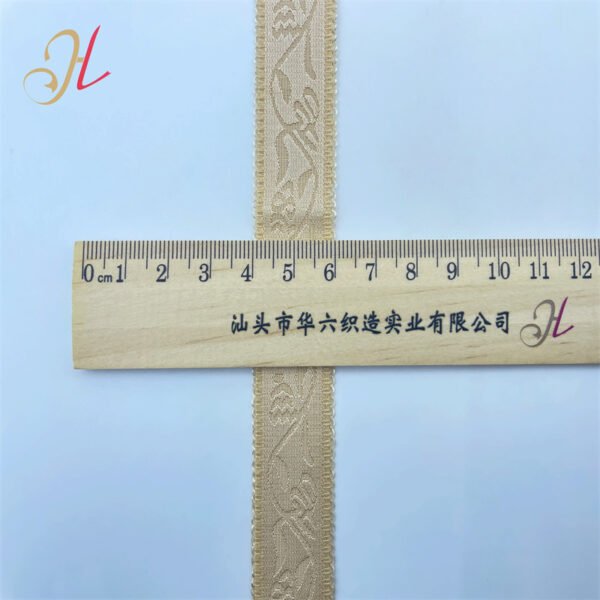 Factory Wholesale 20mm Jacquard Pattern Non-slip Nylon Elastic Bra Shoulder Straps Elastic Band