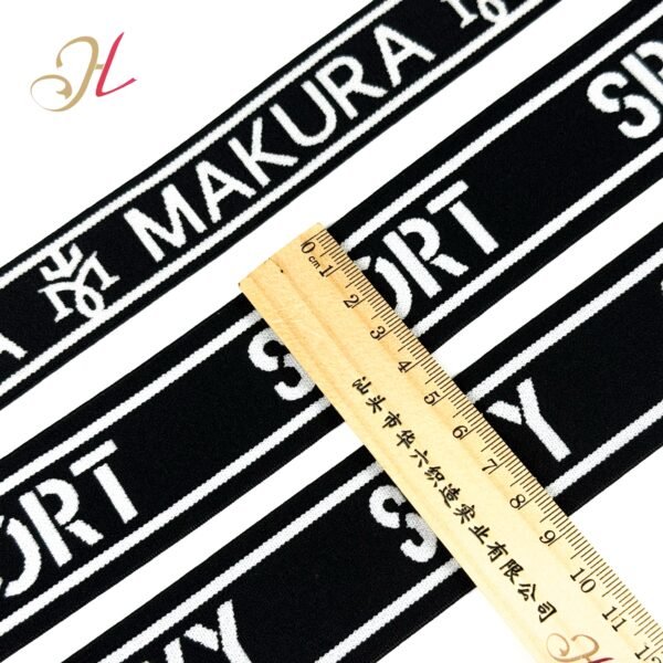 8 HL Custom Jacquard Elastic Band Nylon Soft Jacquard Elastic Waistband for Clothing Underwear Sportswear