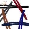 Shantou Elastic Factory Wholesale Customized Color 1.2cm Flat Crescent Polyester Elastic Band