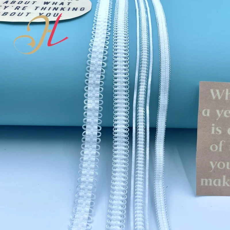 white jacquard lace elastic band for bra and underwear decoration